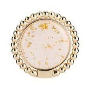 LAX Laurel Sparkle Secure‎ Phone Ring Holder and Kickstand Gold Speckled Glam